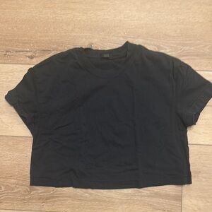 NUUDS Black Crop Top